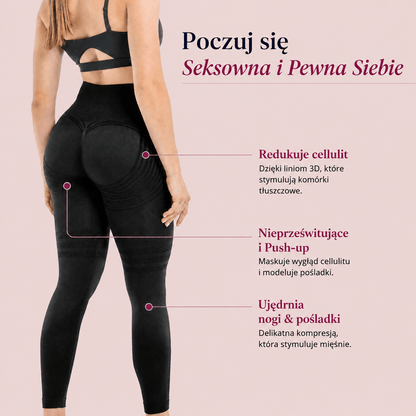 Legginsy Modelujące 3D – Push-Up & Antycellulitowe